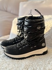 Dockers by Gerli Winterboots Damen Gr. 38 DOCKTEX Schwarz gefüttert Snowboots