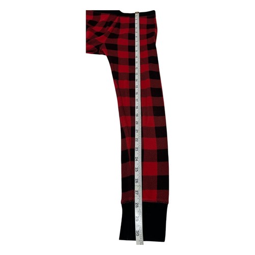 Gap Kids Size 10 Red & Black Buffalo Plaid Pajama Set Cotton Snug Fit Sleepwear - Picture 6 of 15