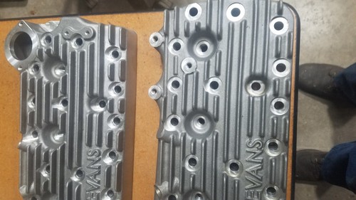 ford flathead EVANS cylinder heads Pair NEW - Picture 7 of 7