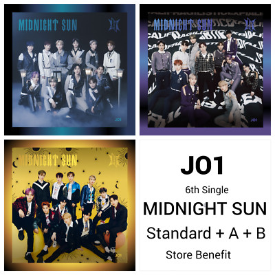 PSL JO1 MIDNIGHT SUN First Limited Edition Type Single A B CD DVD Store Benefit