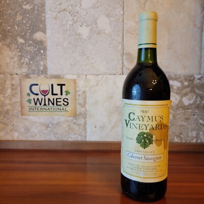 ワイン Caymus Vineyards 1981 Cabernet Sauvignon 1981 Caymus Cabernet Sauvignon - CellarTracker