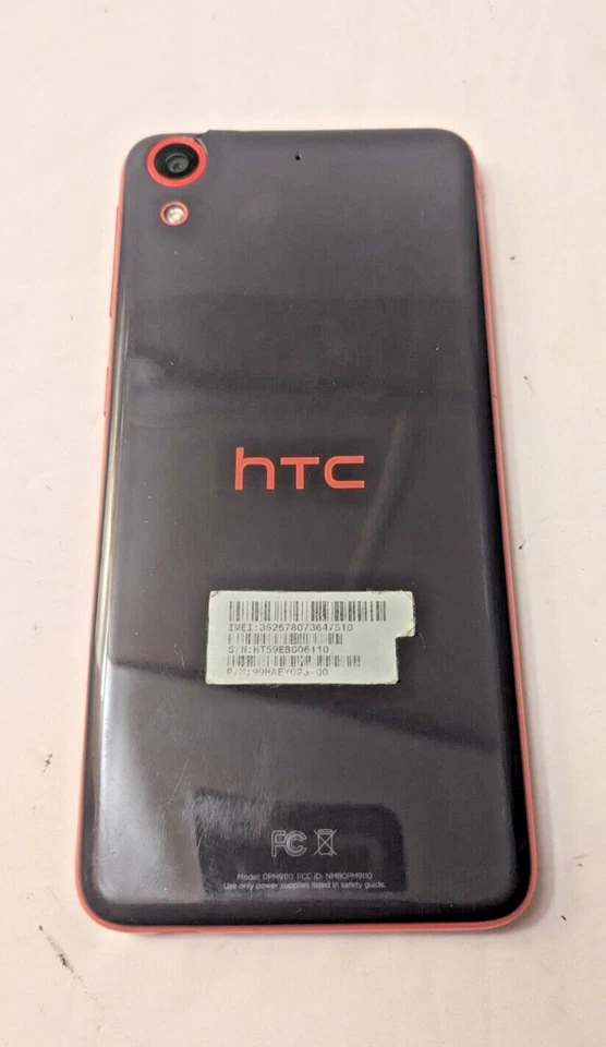 Smartphone HTC Desire 626s / OPM9110 Rosa Salmón / Gris, Android *Pantalla agrietada Foto 3 de 4