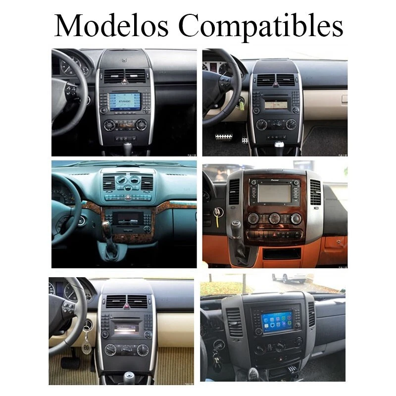 Radio Pantalla Android 12 GPS USB CARPLAY BT para Mercedes Benz W169 W245 B200 - Imagen 2 de 4