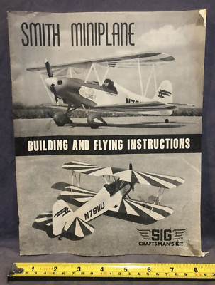 Smith Miniplane 航空機模型キット SIG Craftsman's Kit Smith Miniplane Building and Flying