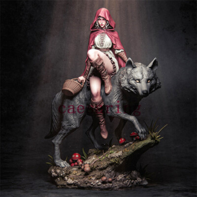 Red Riding Hood 3D Printing Figure Unpainted Model Sculpture GK Blank Kit Stock