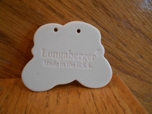 Longaberger 2003 Baby Tie-On Pottery Pastel Baby Booties *shipping included!* - Picture 3 of 5
