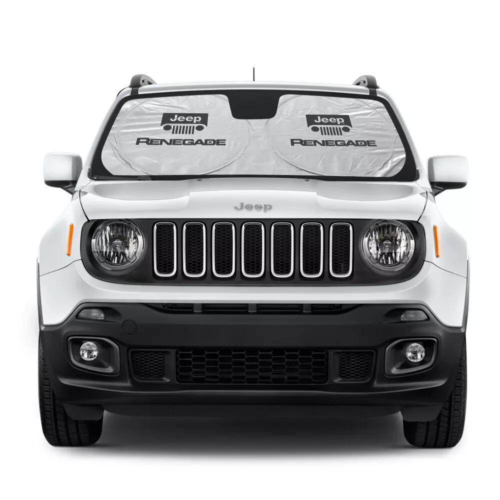 Jeep Renegade Universal Silver Reflective Sun Shade size 64