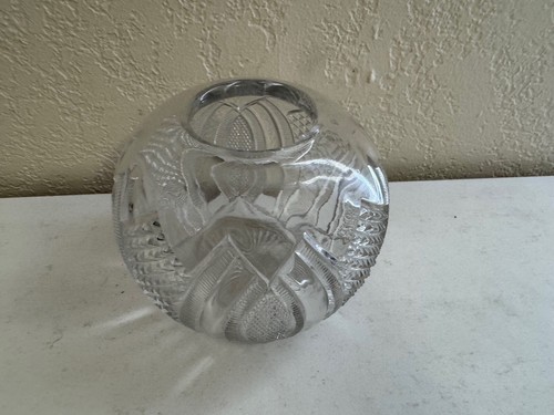 Antique Hickman / McKee EAPG Jubliee Pattern Glass Rose Bowl - Picture 2 of 10