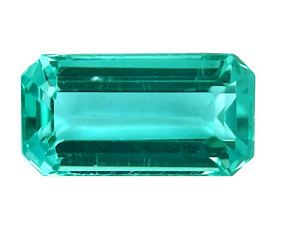 Vivid Rare Turquoise Apatite 2.05ct 100% natural earth mined Madagascar