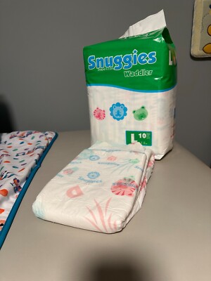 Snuggies Waddler ABDL Diapers Size Large Sealed Pack - RARE!