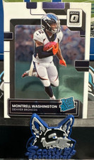 2022 Panini Donruss Optic - Rated Rookie #295 Montrell Washington (RC) - Broncos