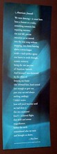 Dove, Rita.  AMERICAN SMOOTH. Very Scarce Broadside Yale 2004