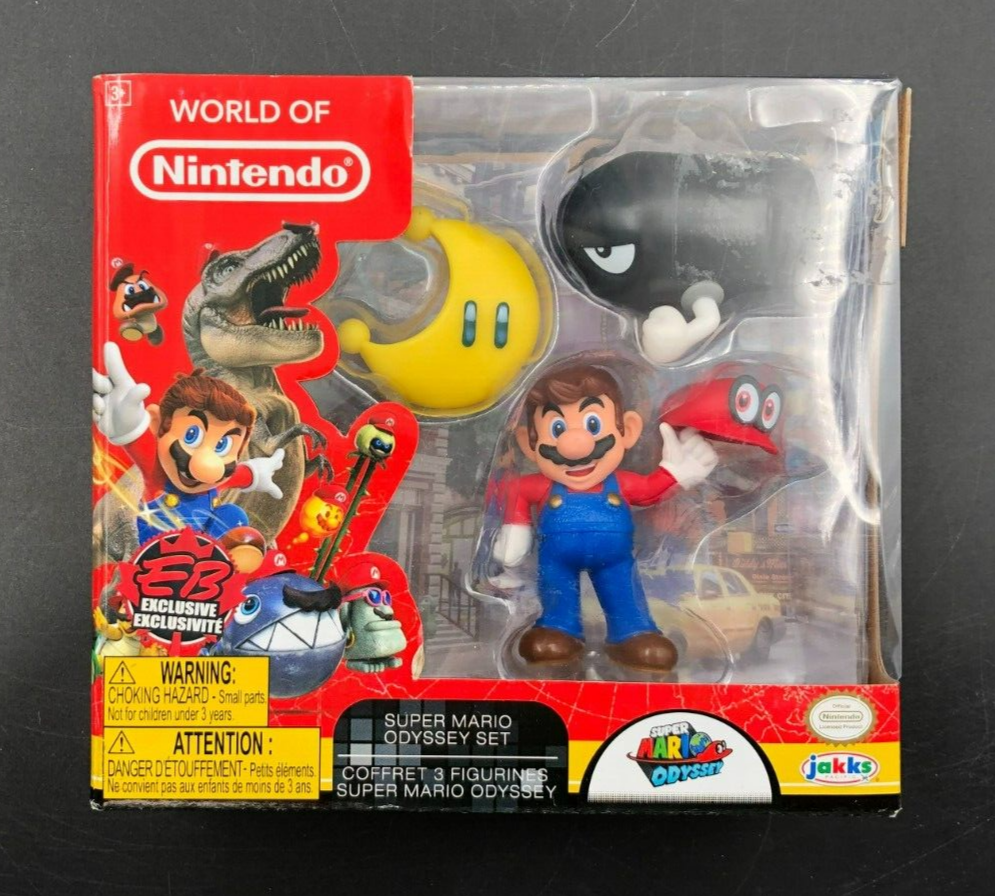 Nintendo Super Mario Odyssey Set EB Exclusive Figure NEW