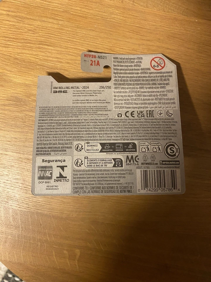 2024 Hot Wheels DMC DeLorean Treasure Hunt - Image 3 of 3