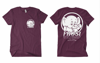FRÖSI T-Shirt BURGUND FB Ostalgie Retro DDR,Ostkult,EMMY,Jungpioniere,Heft,FDJ