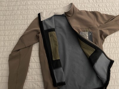 NWT Arcteryx LEAF Bravo Softshell Jacket Polartec Size M Crocodile  