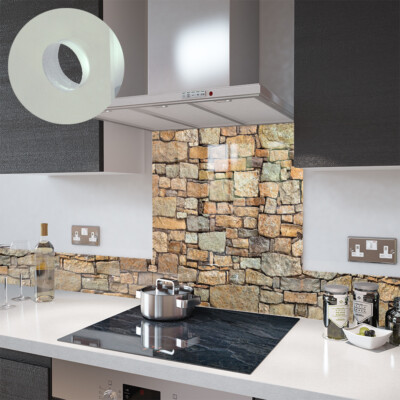 Premier Range ''2 - Italian Stone Wall'' Glas Spritzschutz