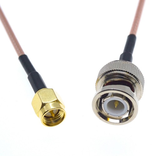 SMA Male to BNC Male Connector Lot RFCoaxial Coax Jumper Pigtail RG316 Cable - Picture 4 of 6