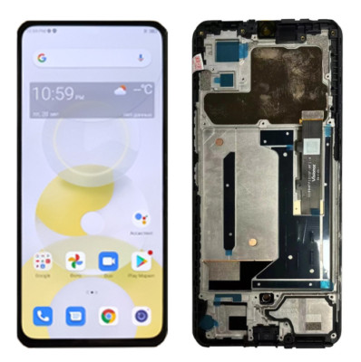 For ZTE Axon 30 5G 6.92'' LCD Display Touch Screen Digitizer Replacement + Frame
