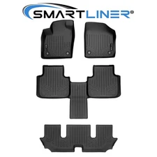 SMARTLINER Custom Fit Floor Mats 3 Row Liner Set OEM 2018-2025 Volkswagen Atlas