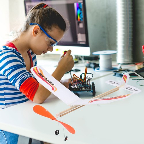 Gummiband Angetriebenes ventes exceptionnelles Flugzeug Student Kind Kinder Segelflugzeuge Spielzeug