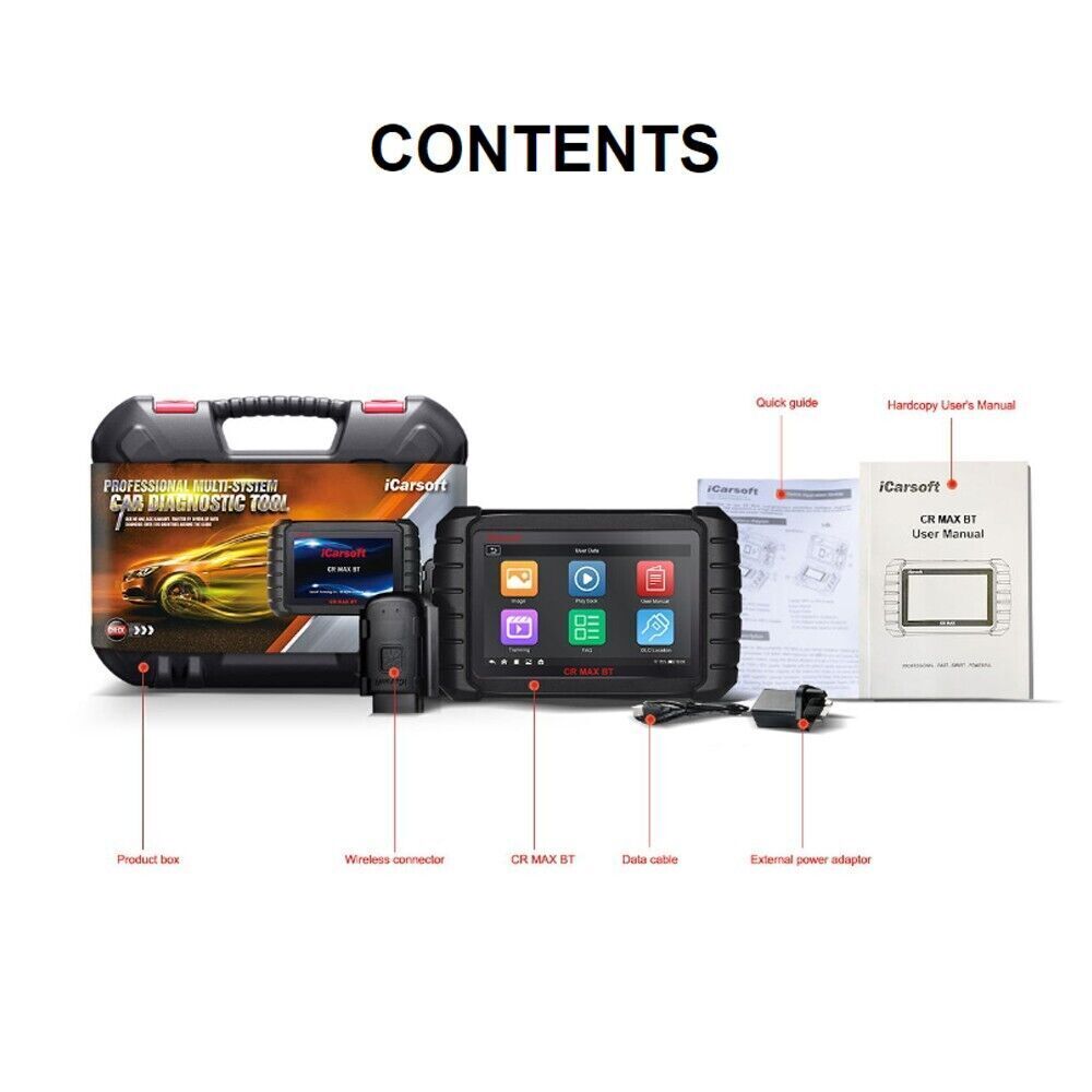 iCarsoft CR MAX BT - 2023 FULL System ALL Makes Diagnostic Tool Official  Outlet