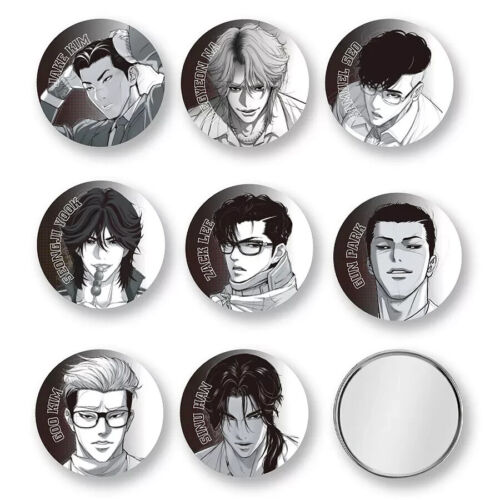 LOOKISM OFFICIAL MD GOODS CHARACTER SKETCH COMPACT HAND MIRROR Korea Webtoon - Picture 18 of 18