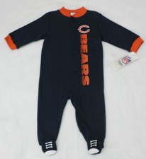 NFL Chicago Bears Newborn Navy and Orange Sleep N Play 6-9 Months