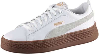 puma blancas con plataforma