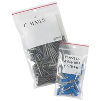Minigrip White Block 4 Mil Reclosable Poly Bags W/hang Holes 8 X 10 Clear 1000 on sale Minigrip White Block 4 Mil Reclosable Poly Bags W/hang Holes 8 X 10 Clear 1000 on sale