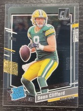 2023 Donruss Clearly Football Sean Clifford Rated Rookie Acetate Packers 💎💎💎