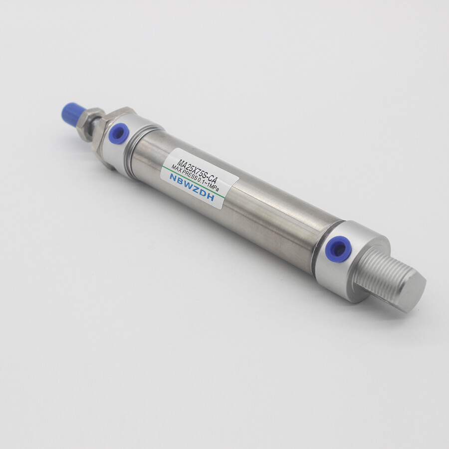 Vérin Pneumatique Double Effet - Alésage 16mm, Course 25/50/75/100mm - Alliage D'aluminium, Raccord G1/8"