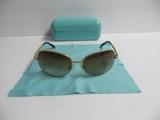 AWESOME Tiffany  Co. Women's Sunglasses Gold 6002/3B w/Case