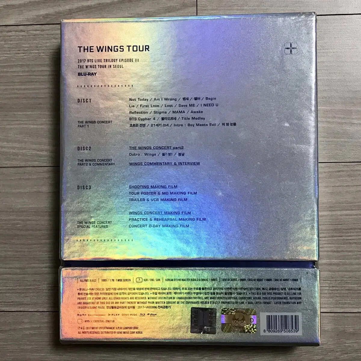 Unopened [blu-ray] BTS THE WINGS TOUR WINGS TOUR WINGS CON
