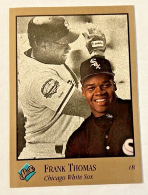 1992 Leaf Studio '92 MLB Baseball Card #159 Frank Thomas Chicago White Sox