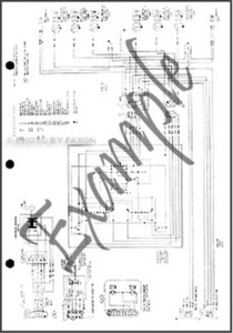 1989 Ford Truck COWL Foldout Wiring Diagram F600 F700 F800 B600 B700