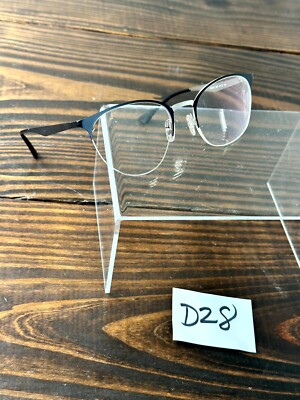 Ray-Ban RB6422 2997 Women's Eyeglasses Matte Black Phantos Metal Half Rim 140mm