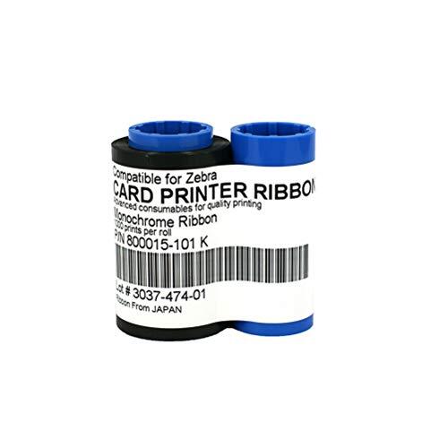 800015-101 - Nastro monocromatico nero per stampanti a schede Zebra P330i (R0k)
