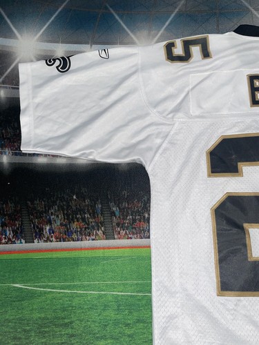 New Orleans Saints Reggie Bush #25 Stitched Reebok Jersey Sz Large +2 Preowned - Picture 12 of 13