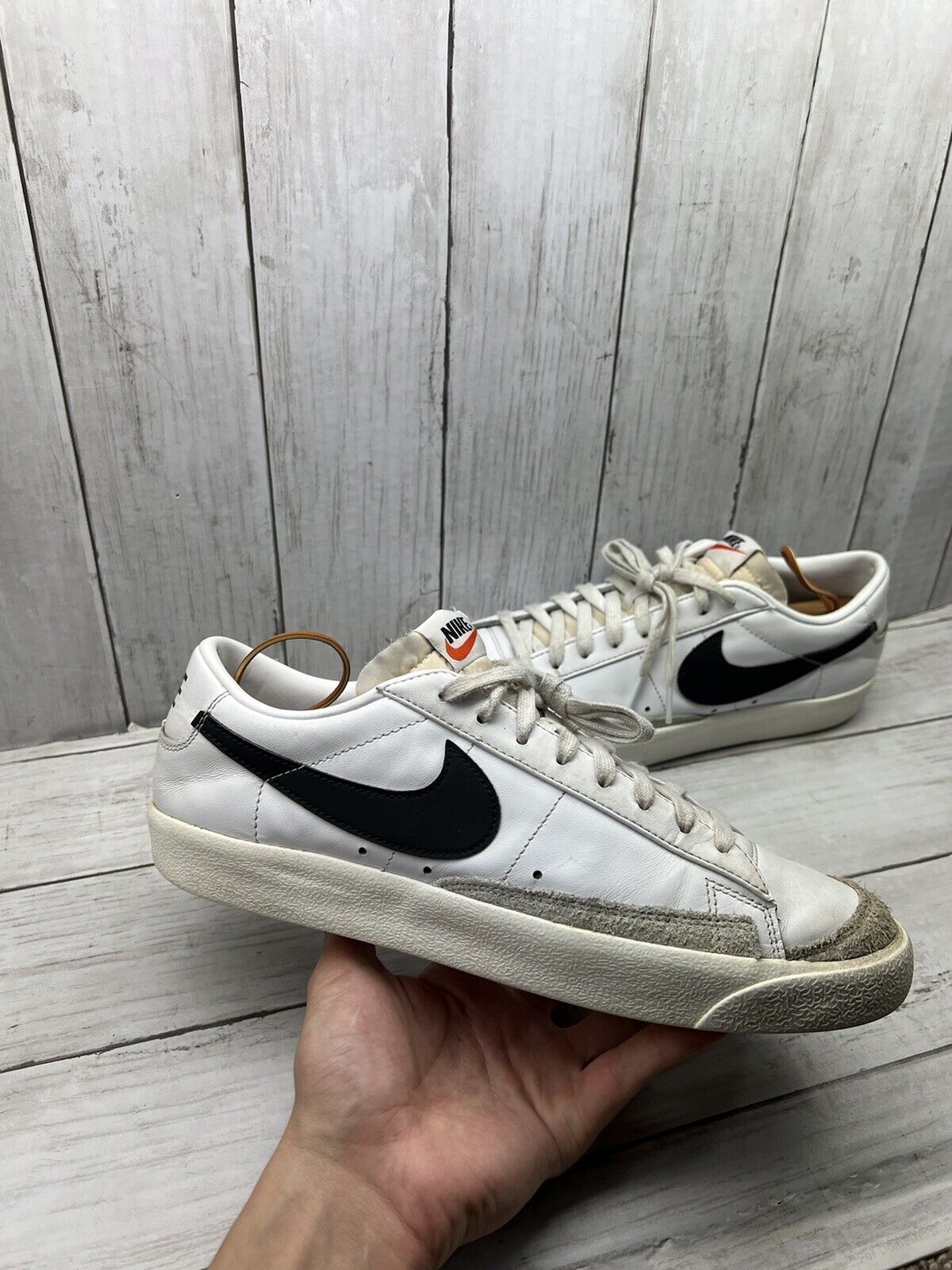 Men’s Nike Blazer Low '77 Vintage US Sz 10 White … - image 1