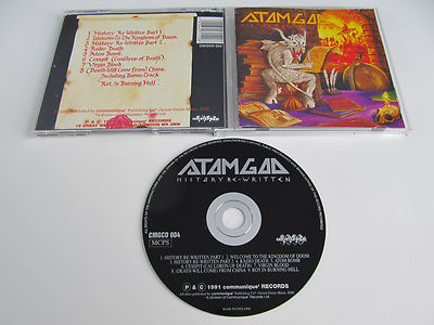 ATOM GOD History Re-Written CD 1991 VERY RARE OOP SPEED ORIGINAL 1st PRESSING!!!