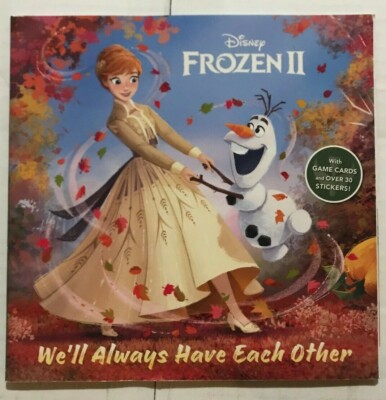 We'll Always Have Each Other (Frozen 2) Paperback with Game Cards and Stickers