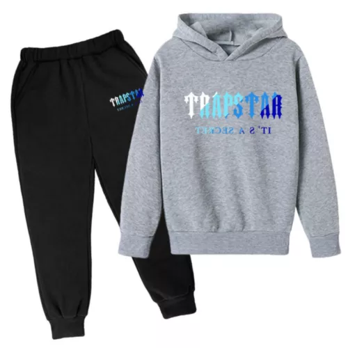 Niños Niños Chándales Dos Piezas Conjunto Suelto Sudadera con Capucha + Pantalones Correr Conjunto con Capucha NUEVO - Imagen 37 de 54