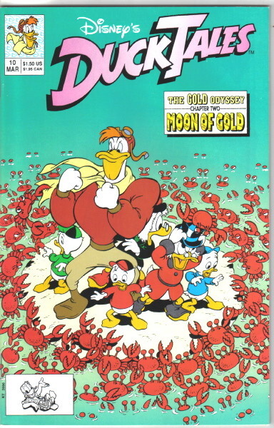 Walt Disney's DuckTales Comic Book #10 Disney Comics 1991