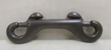 Vintage Brass Double Ended Slide Bolt Snap Hook 3" for Sailboat Nautical Rigging