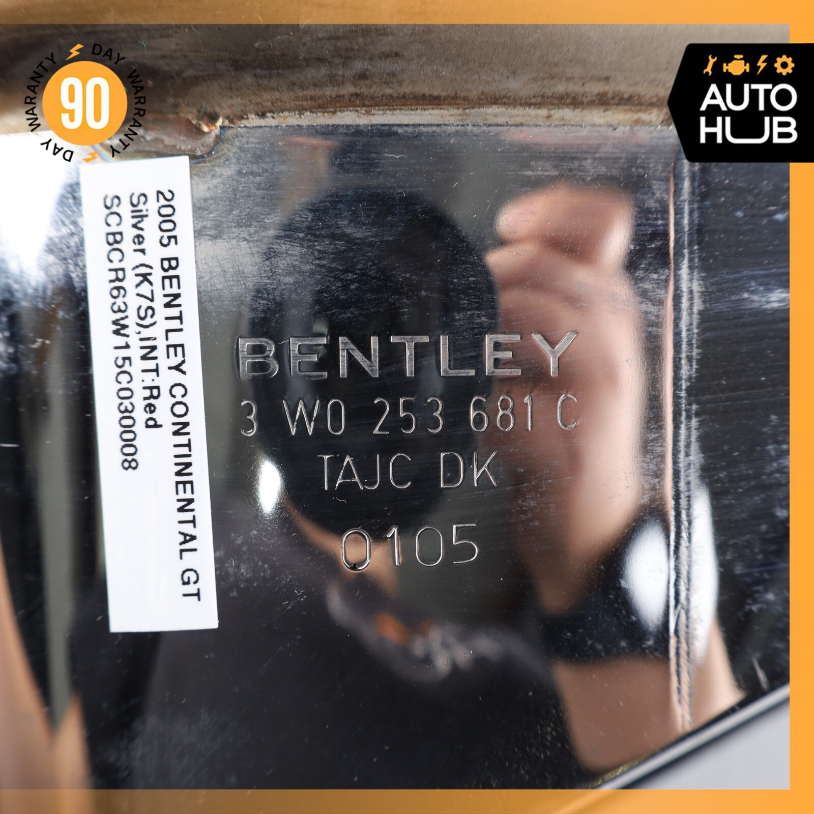Bentley Continental GT GTC Exhaust Muffler Tips Left and Right Set OEM 73k