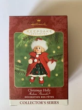 Hallmark Keepsake Ornament 2000 Madam Alexander Christmas Holly Doll Tree Decor
