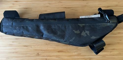 Outer Shell Bicycle Half Frame Bag Small Multicam Black ECOPAK