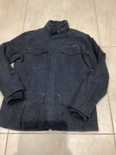 Next Signature Men's Italian Moleskin Jacket Size Large Black