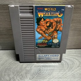 Tecmo World Wrestling Nintendo NES con caja + espuma probada funcionando